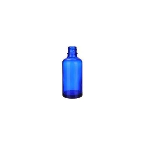 Bottiglietta in vetro blu senza chiusura, 30 ml