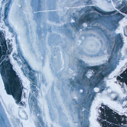 Candela di ghiaccio - Laguna blu