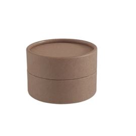 Scatola rotonda in carta kraft con strato cerato, 100 ml