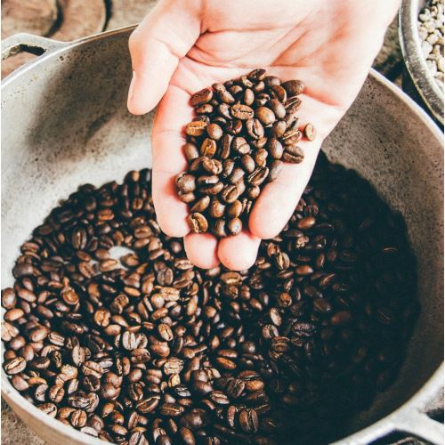 Scrub nutriente al caffè per la doccia con vaniglia e macadamia - Caffè speziato