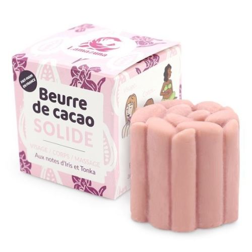 Burro di cacao rosa solido BIO, 55 g