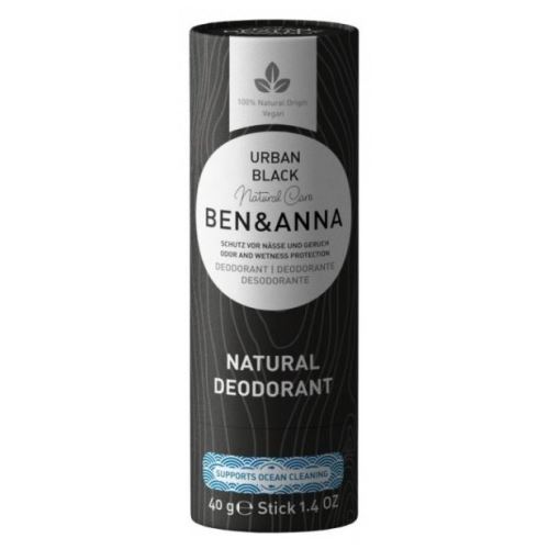 Deodorante solido naturale Ben & Anna, Urban Black, 40 g