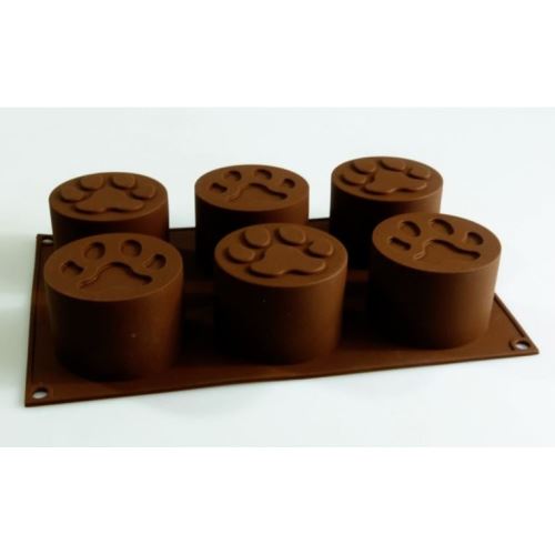 Stampo in silicone per sapone o cioccolato - zampe