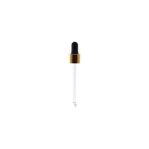 Pipetta per flacone da 50 ml, nero/oro