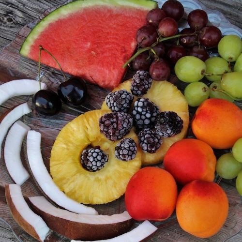 Frutti di bosco e melone dei Caraibi