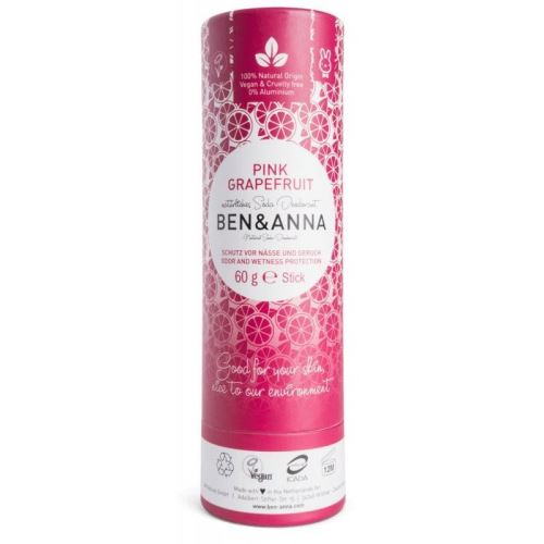 Deodorante solido naturale Ben & Anna, Pompelmo Rosa, 40 g