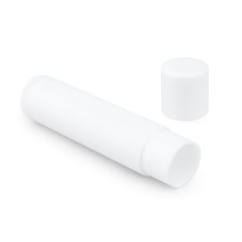 Tubo in plastica per rossetto o balsamo labbra, bianco, 4,5 ml