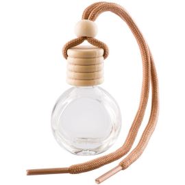 Mini diffusore di vetro aroma ovale trasparente, 9 ml