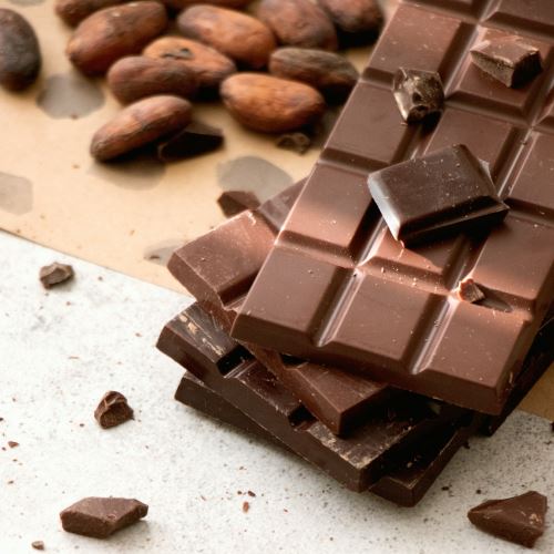 Barrette energetiche al cioccolato con cocco e semi di chia
