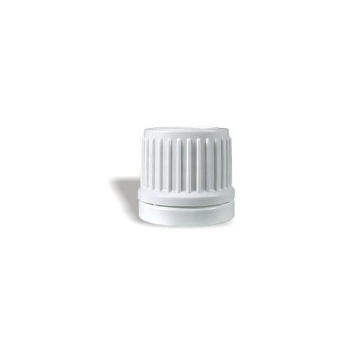 Chiusura di colore bianco con anello di sicurezza senza contagocce