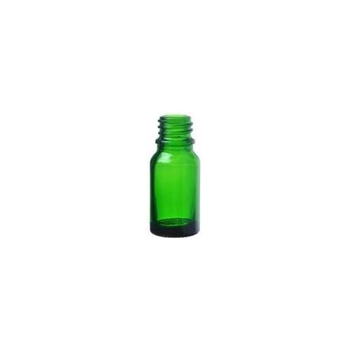 Bottiglietta in vetro verde senza chiusura, 10 ml