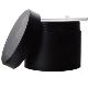 Contenitore in plastica per crema con sottotappo nero, 300 ml nero Contenitore in plastica per crema con sottotappo nero, 300 ml nero