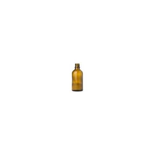 Bottiglietta in vetro ambrato senza chiusura, 50 ml