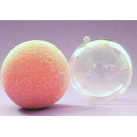 Stampo in plastica per bombe da bagno, 6 cm