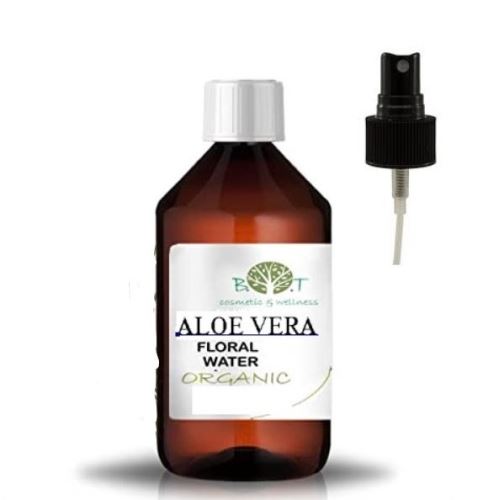 Acqua floreale di aloe vera con spray, biologica, 250 ml