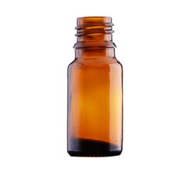Fialetta di vetro senza tappo ambra, 10 ml