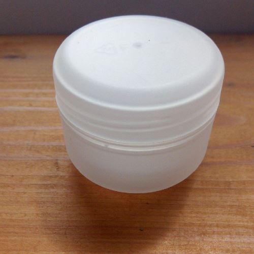 Contenitore per creme con sottotappo in plastica trasparente, 30 ml