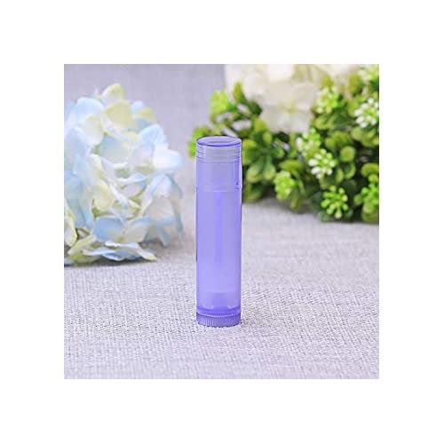 Tubo di plastica viola adatto a rossetto o a balsamo per labbra, 4,5 ml