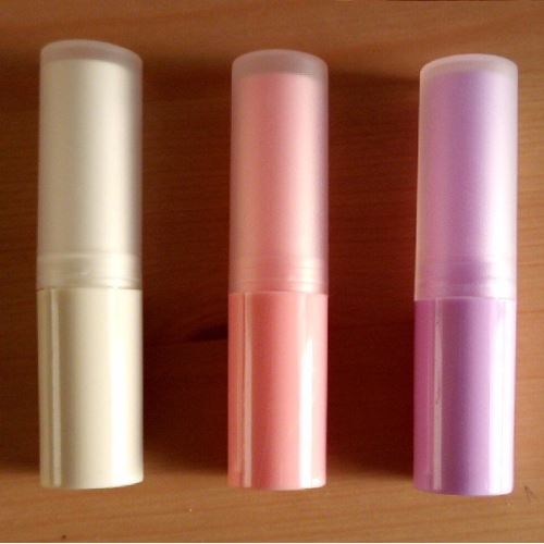Stick rossetto in plastica, balsamo per labbra con tappo trasparente, 3,5 ml