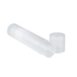 Tubo di plastica per rossetto o balsamo labbra trasparente, 4,5 ml, 1 pz